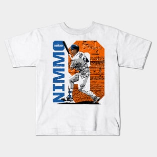 Brandon Nimmo New York M Stadium Kids T-Shirt